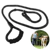 الياقات الكلاب ueetek تدريب عاكسة المقود الحبل الإسفنج المقبض المقبض على الجري المشي المشي المشي في المشي (أسود)