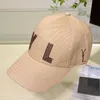 Czapka designerska luksus casquette czapka solidna litera design moda hat hat hat Temperament Caps Ball Caps Men Men Women Baseball Cap