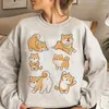 Kvinnors hoodies akita inu kvinnor y2k estetik kawaii svett haruku kläder pullover koreansk stil