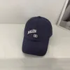 Nieuwe Bb-baseballpet Dames gebogen hoed designer Beanie hoed letter vizier Cap herenpet