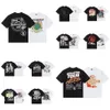 Camiseta Hellstar Designer Masculina e Feminina Camiseta Moda Hip Hop Moda Americana Nova Manga Curta Estampa Grande Camiseta de Algodão Solta para Homens e Mulheres