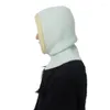 Baskar tjock isolerar hatt med nack varmare för kallt väder vinter varm snö sport
