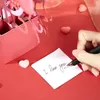 Biglietti d'auguri con busta Regali di San Valentino Forma d'amore Biglietto di ringraziamento pop-up per anniversario di matrimonio Compleanno Festa della mamma 240118