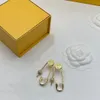 Designer de luxo Diamond Pin Brincos de estilo clássico de alta qualidade de alta qualidade para festas de festas noiva no noivo