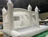 Casa de salto branco com corrediça inflável castelo bouncy combo jumper de casamento Bouncer Moonwalks saltando para crianças Auditorias infantis comerciais incluem soprador navio livre