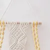 Kitchen Storage Macrame Wall Hanging Shelf Boho For Bedroom Bathroom Decor Woven Rope Art As