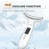 V Line Face Neck Lifting Machine EMS Microcourrent Pon Therapy Beauty Device Anti Wrinkle Ta bort Double Chin Massager 240119