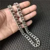 Hot Selling Natural Stainless Steel Faucet Chain Cuban Lin Armband Rostfritt stål Armband Armband Designer Män