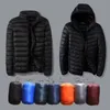 Lightweight and warm men's down jacket slim fit ultra-thin hooded down jacket