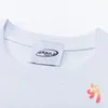 24ss Футболка Повседневная футболка с круглым вырезом и короткими рукавами с буквенным принтом, хлопковая свободная мужская и женская одежда