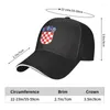 Boll Caps Classic Arms Coat Croatien Baseball Cap för kvinnor Män andas Dad Hat Sports