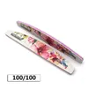 2550pcs Nail File 80100150180240320 Thick Nail Buffer Professional Sandpaper Nail Gel Polish File Flower Sanding Tools 240119