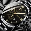 Wristwatches GENEVA Fashion Luxury Watch Men Stainless Steel Wrist Mens Watches Calendar Male Black Clock Relojes Hombre 2021231V