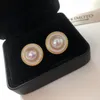 Stud Earrings MEIBAPJ FASHION 925 GENUINE SILVER NATURAL FRESHWATER PEARL FLOWERS FINE WEDDING JEWELRY FOR WOMEN