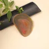 Dekorativa figurer 1pc Natural Agate Coasters kaffedrycker Nagelsalongpalett Hemskontor Desktop Decor