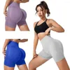 Pantalones cortos activos BuScrunch sin costuras para mujer, pantalones cortos elásticos de cintura alta de entrenamiento de 5 pulgadas para gimnasio/yoga/correr/andar en bicicleta