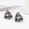 Backs Earrings European And American Designers Big Gem Stone Fashion Ear Clip Jewelry For Woman