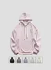 Camel Hjcamel Trendy Brand Simple Solid Color Basic Hooded Pullover Sweater for Men and Women Street Loose