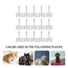 Colliers de chien 20 pièces étiquette de sublimation de colorant accessoires pour animaux de compagnie étiquettes vierges suspendues nom personnalisé chat en alliage d'aluminium pour