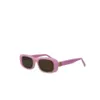 rosa solglasögon solglasögon för kvinnor fyrkantiga glasögon vardagsmode bär europeisk amerikansk retro stil bra material full ramglasögon lunette de soleil femme