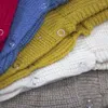 Berets Herbst Winter Einfarbig Taste Kappe männer Und frauen Gestrickte Warme Hals Schutz Mit Kapuze Schal Bonnets Für frauen