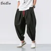 BOLUBAO Primavera Uomo Pantaloni Harem larghi Lino cinese Pantaloni sportivi in sovrappeso Pantaloni oversize di marca casual di alta qualità Uomo 240125