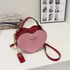 Wallets Shoulder Bag Shoppers Tote Bags Quality Leather Handbag Women Designers Handbags Bags Purses Heart-shaped Ladies Fashion Crossbody Bags c0128