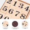 Storage Bottles Number Design Seal Stamps Journal DIY Crafts Vintage Decor Account Wooden Bamboo