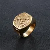 Etherial Handmade Men Masonic Rings rostfritt stål Gångringfärgringar för Mens New Classic Hip Hop Masons335E