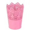 Flaschen Kreative Hohle Rosen Stift Bleistift Topf Halter Pinsel Lagerung Container Schreibtisch Organizer Kunststoff Schreibwaren Bürobedarf