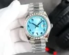 AAA mens watch 40mm automatic 2813 Movement Watch diamond rise gold Sapphire glass luxury watch wiith box fashion watch