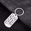 Keychains 12PC Lot I Love You Keychain Dog Tag Stainless Steel Keyring For Couple Girlfriend Boyfriend Wife Husband Key Chain Funn2106