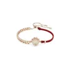 Swarovskis Necklace Designer Luxury Fashion Women Original Quality New Dragon Year Red Rope Bracelet Asymmetric Earrings Jumping Heart Lock Bone Chain