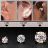 Ohrstecker Unisex Klassisch mit Zertifikat Moissanit Ohrringe für Damen Schmuck 925 Sterling Silber Mode Verlobungsgeschenk321l