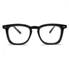 Solglasögon ramar vintage acetat tjocka ram glasögon för män kvinnor fyrkantiga full fälg optiska glas retro myopia recept