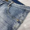 moda uomo jeans designer Jeans uomo donna cavallo da guerra lettere pantaloni grafici ricamati pantaloni casual larghi tinta unita semplici pantaloni a gamba piccola