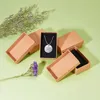 Smycken påsar 24 st kartong för ringhalsband gynna gåva Kraftpapper Förpackningslådor födelsedagsfest förvaring