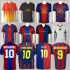 2024 vecchi stili e nuove maglie di calcio Craftsmanshipretro Barca 96 97 08 09 10 11 Xavi Ronaldinho Ronaldo Rivaldo Guardiola Iniesta Finals Classic Maillot de Foot