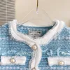 Giubbotti Autunno Blu Giacca vintage Cappotto Grandi bambini Adolescenti Abiti di moda per ragazze Ragazzi Cardigan da 4 a 12 bambini Capispalla Cappotti