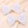 Hair Accessories 2Pcs Korean Sweet Bowknot Hairpin Girls Valentine's Day Bow Clips Kids Boutique Pearl Hairpins Headwear
