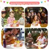 Carte de vœux créative joyeux anniversaire pour mari, enfant, femme, musique légère, gâteau PopUp 3D, bougie soufflante, 240118