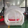 Gratis levering buitenactiviteiten 5x3m (16,5x10ft) Met blower gigantische kerst opblaasbare sneeuwbol met tunnel te koop