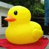 Bonito modelo de pato de borracha inflável gigante de 13 pés de altura/patos amarelos infláveis de 4m de altura para brinquedos de decoração