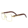 nieuwe collectie bamboe zonnebril mode stijl buffelhoorn bril clear lens hout zonnebril mode mannen vrouwen zonnebril292w