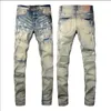Al-007 yeni kot pantolonlar lüks tasarımcı denim kot pantolon delikleri pantolon bisikletçisi erkek giyim 2024 sıcak satış üstü
