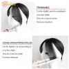 Meifan syntetiska 3dair bangs hårklippa bangs falska frans naturliga falskt bang topper hårstycke osynlig clours bang 240118