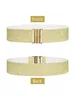 Gouden Riem Dames Decoratieve Riem Donsjack Trui Met Rokriem Veelzijdige Rokriem Elastische Brede Tailleafdichting SCB0319 240119