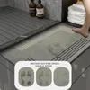 Bathroom Absorbent Floor Mat Diatomaceous Earth Soft Mats Foot Toilet Doorway Nonslip Household Quick Dry Carpet 240122