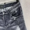 Джинсы Мужские узкие узкие брюки-карандаш Для похудения Изможденные повседневные брюки Мужские Dsquare Европейский карман на молнии Классические брюки Серые джинсы Bootcut Красивый Go Walk 8 мин