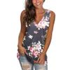 Designer roupas femininas t-shirt novas modas com decote em v impressão floral mulher solta manga curta camisola rendas mulheres colete senhoras tanque top carta tops para mulheres4zto